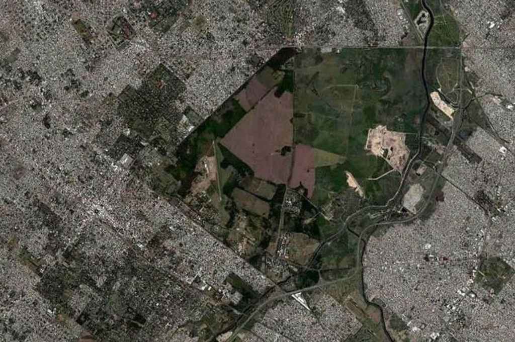 Vista panorámica del sector ocupado por Campo de Mayo   Crédito: Archivo El Litoral