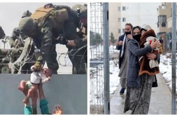 Vuelve con su familia el beb perdido durante la evacuacin de Afganistn