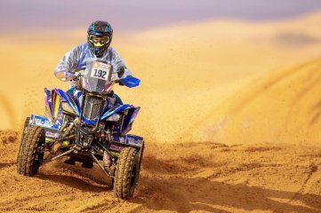El argentino Francisco Moreno es subcampeón del Rally Dakar 2022 en cuatriciclos - Francisco Moreno