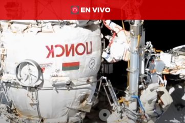 Mirá la transmisión de la NASA desde el espacio para el equipamiento de un módulo ruso