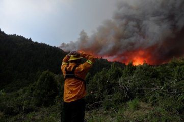 Cuatro provincias tienen incendios forestales activos
