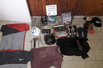 Recuperan objetos robados de una casa en Monte Vera