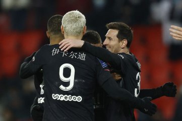 En su primer partido del año, Messi dio una asistencia en la goleada de PSG ante Reims