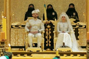 La espectacular boda de Fadzillah Bolkiah, hija del Sultán de Brunei
