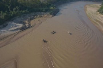 Siete desaparecidos en Salta mientras intentaban cruzar el Río Bermejo en un gomón