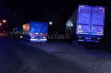 Norte santafesino: choque de camiones con lesionados en la Ruta 11