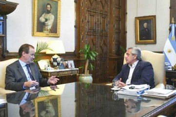 Alberto Fernndez se reuni con el gobernador de Entre Ros, Gustavo Bordet
