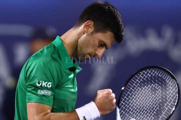 Novak Djokovic avanzó a los cuartos de final del ATP 250 de Dubái
