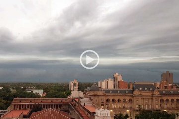 Espectacular video: así llegó la tormenta a la ciudad de Santa Fe