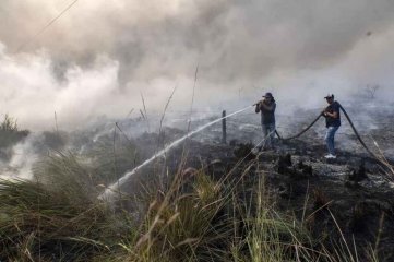 Fueron extinguidos tres focos de incendios en Corrientes