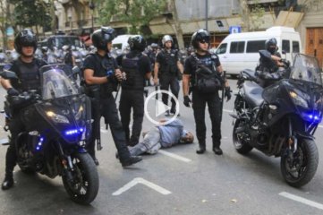 Preventiva para un detenido por los disturbios en el Congreso y frente al despacho de Cristina Kirchner