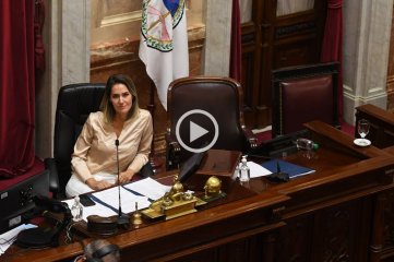 Debut fugaz de Carolina Losada en la presidencia del Senado de la Nación