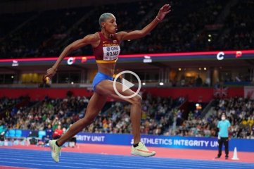 Video: el salto con el que logró Yulimar Rojas un nuevo récord mundial