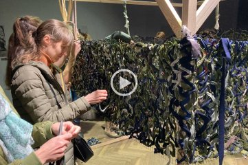 Video: la importancia del camuflaje y cómo lo fabrican civiles ucranianos