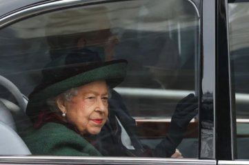 La reina Isabel II asistió al homenaje en memoria del príncipe Felipe de Edimburgo