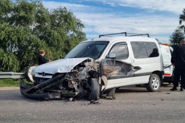Accidente en el kilómetro 3 de la Ruta Provincial 70 