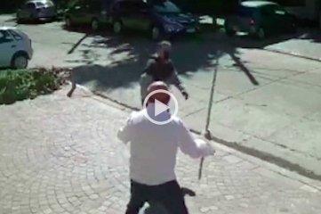 Video: jubilado bonaerense se defendió de un motochorro a palazos