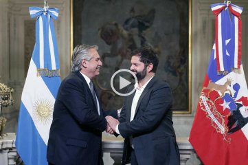 Alberto Fernndez destac que la Argentina y Chile "tienen un destino en comn"