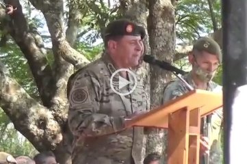 El Jefe del Ejrcito Argentino se refiri a mujeres militares como "soldadas"
