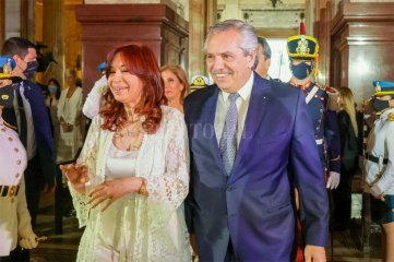 Cristina Kirchner felicit a Alberto Fernndez tras el nacimiento de Francisco
