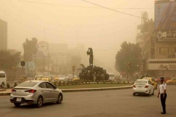 Una segunda tormenta de polvo en menos de una semana en Irak caus hospitalizaciones