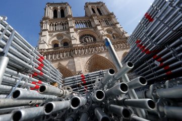 A tres años del incendio, avanza la restauración de la catedral de Notre Dame