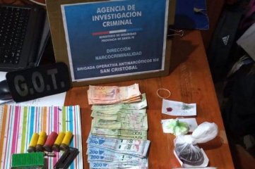 Ceres: un pintor tena un kiosco de venta de drogas en su casa