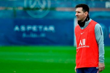 Se lesionó Messi y entrena diferenciado en PSG