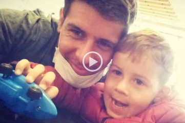 Lucio Dupuy: el emotivo video que compartió su papá en redes sociales