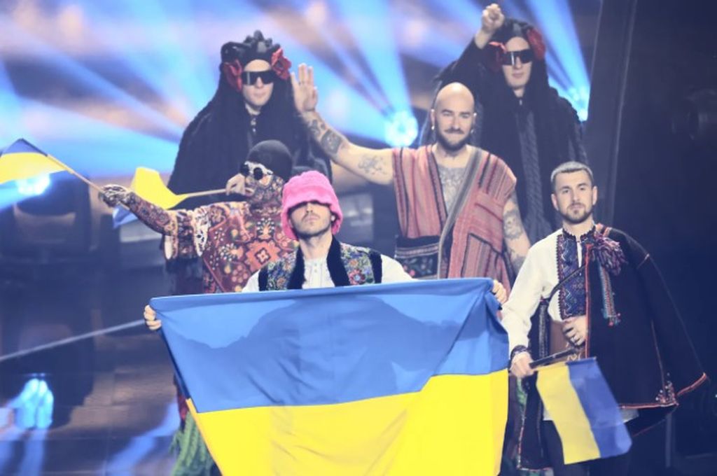 Kalush Orchestra en Eurovisión Crédito: Getty