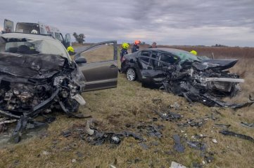 Diez muertos en siniestros viales en rutas y caminos santafesinos - El accidente ocurrido en Alcorta