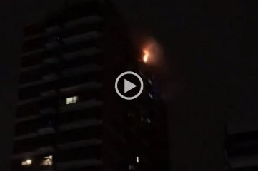 Un fallecido tras feroz incendio en un edificio del barrio porteño de Belgrano - 