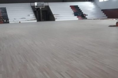A principios de marzo se estrenaría el piso deportivo - Patronato está próximo a tener su piso deportivo.
